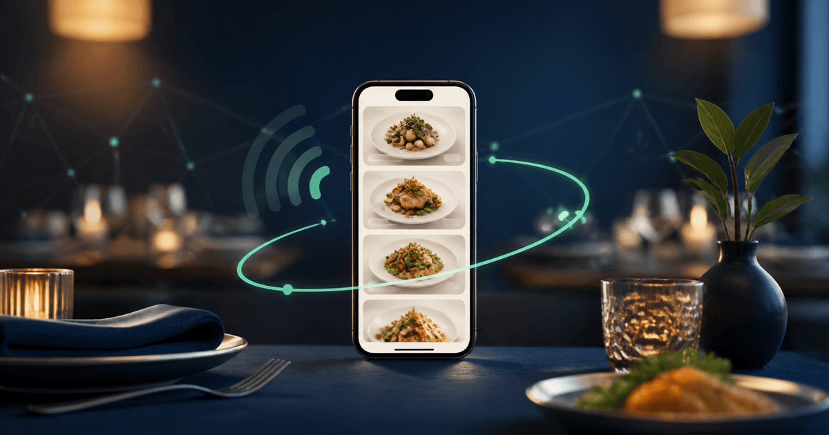 منو دیجیتال بدون اینترنت